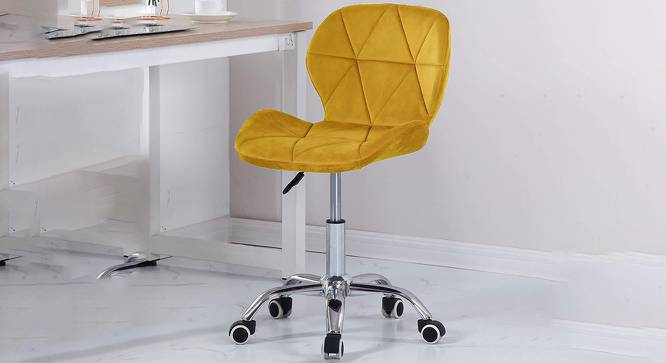 Ancelin Office Chair (Yellow) by Urban Ladder - Front View Design 1 - 468699