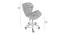 Ancelin Office Chair (Dark Pink) by Urban Ladder - Design 1 Dimension - 468756