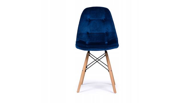 Leal Dining Chair (Dark Blue) by Urban Ladder - Front View Design 1 - 468783