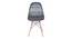 Marquis Dining Chair (Dark Grey) by Urban Ladder - Front View Design 1 - 468785