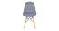 Malinda  Dining Chair (Dark Grey) by Urban Ladder - Front View Design 1 - 468793