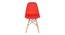 Malinda  Dining Chair (Red) by Urban Ladder - Front View Design 1 - 468794