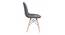 Marquis Dining Chair (Dark Grey) by Urban Ladder - Design 1 Side View - 468812