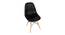 Malinda  Dining Chair (Black) by Urban Ladder - Design 1 Side View - 468815