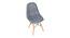 Malinda  Dining Chair (Dark Grey) by Urban Ladder - Design 1 Side View - 468820