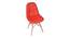 Malinda  Dining Chair (Red) by Urban Ladder - Design 1 Side View - 468821