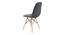 Marquis Dining Chair (Dark Grey) by Urban Ladder - Rear View Design 1 - 468825