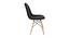 Malinda  Dining Chair (Black) by Urban Ladder - Rear View Design 1 - 468828