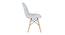 Malinda  Dining Chair (Light Grey) by Urban Ladder - Rear View Design 1 - 468832