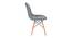 Malinda  Dining Chair (Dark Grey) by Urban Ladder - Rear View Design 1 - 468833
