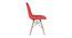 Malinda  Dining Chair (Red) by Urban Ladder - Rear View Design 1 - 468834