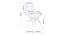 Malinda  Dining Chair (White) by Urban Ladder - Design 1 Dimension - 468852