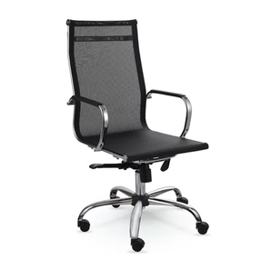 Study Chair Design Oliverin High Back Ergonomic Chair (Black)