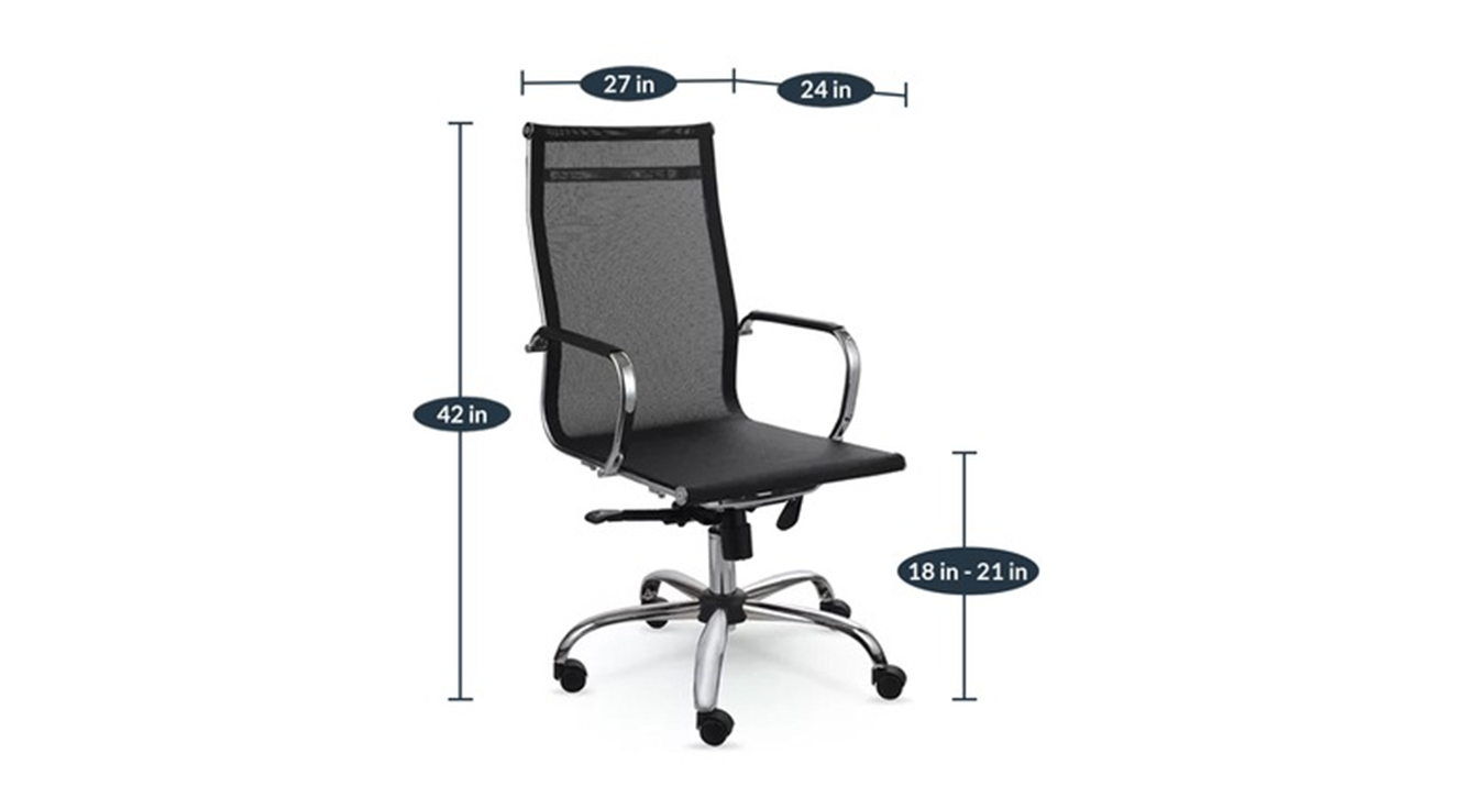 Oliverin high back ergonomic chair black 6