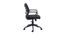 Zig-Zag Mid Back Ergonomic Chair (Black) by Urban Ladder - Design 1 Side View - 468990