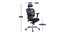 Williams High Back Ergonomic Chair (Black) by Urban Ladder - Design 1 Dimension - 469019
