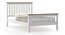 Athens White Compact Bed (Solid Wood) (Two-Tone Finish) by Urban Ladder - Cross View Design 1 - 469053