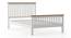 Athens White Compact Bed (Solid Wood) (Two-Tone Finish) by Urban Ladder - Design 1 Side View - 469054