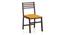 Caprica Dining Chairs - Set of 2 (Mango Walnut Finish, Mustard Yellow) by Urban Ladder - Cross View Design 1 - 469321
