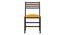 Caprica Dining Chairs - Set of 2 (Mango Walnut Finish, Mustard Yellow) by Urban Ladder - Front View Design 1 - 469322