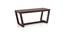 Caprica 6 Seater Dining Table Set (with Bench) (Sandshell Beige, Mango Walnut Finish) by Urban Ladder - Front View Design 1 - 469357