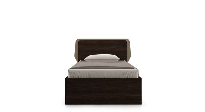 Cavinti Storage Single Bed (Single Bed Size, Dark Walnut Finish, Box Storage Type) by Urban Ladder - Front View Design 1 - 469444
