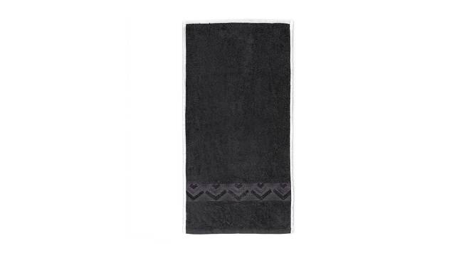 Amos Hand Towels Set of 2 (Black) by Urban Ladder - Cross View Design 1 - 469491