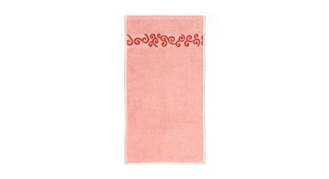 Amy Hand Towels Set of 2 (Peach) by Urban Ladder - Cross View Design 1 - 469492