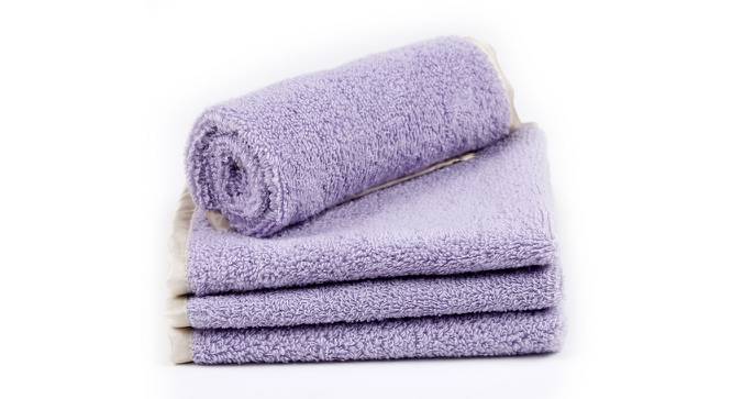 Chan Face Towels Set of 4 (Purple) by Urban Ladder - Front View Design 1 - 469664