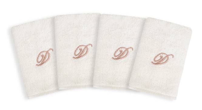 Chynna Face Towels Set of 4 (White) by Urban Ladder - Front View Design 1 - 469670