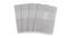 Decker Face Towels Set of 4 (Grey) by Urban Ladder - Front View Design 1 - 469742