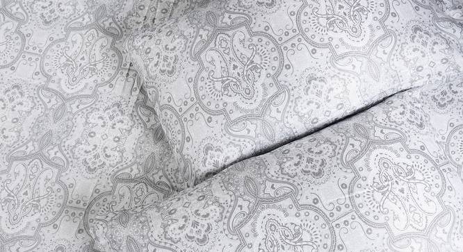 Riann Bedsheet Set (Grey, King Size) by Urban Ladder - Cross View Design 1 - 469807