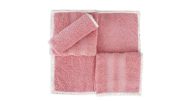 Embry Towels Set of 6 (Peach) by Urban Ladder - Design 1 Side View - 469816