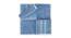 Enrique Towels Set of 6 (Blue) by Urban Ladder - Design 1 Side View - 469819