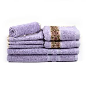 Towels Design Faris Towels Set of 8 (Purple)