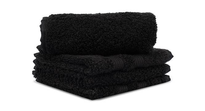 Heather Towels Set of 8 (Black) by Urban Ladder - Front View Design 1 - 469878
