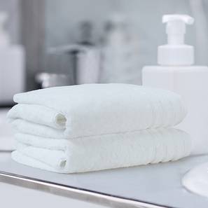 Towels Design Meryl Bath Towels Set of 2 (White)