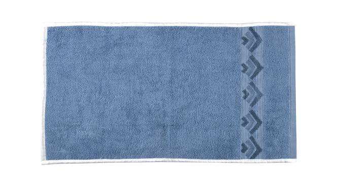 Violet Hand Towels Set of 2 (Blue) by Urban Ladder - Cross View Design 1 - 469968