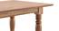 Tuscany 6 Seater Teak Wood Dining Table (Natural, Latin American Teak Finish) by Urban Ladder - Design 1 Close View - 470169