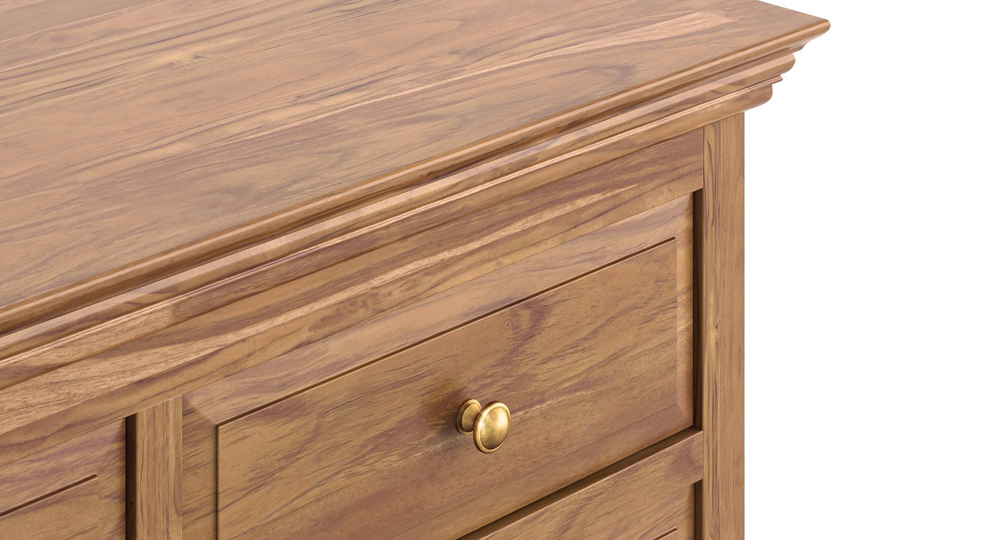 Teak wood online chest of drawers