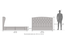 Holmebrook Upholstered Storage Bed (Queen Bed Size, Charcoal Grey) by Urban Ladder - Dimension Design 1 - 