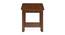 Ernest Side Table (Walnut Brown, Melamine Finish) by Urban Ladder - Cross View Design 1 - 470316