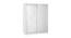 Amria Sliding Wardrobe (White) by Urban Ladder - Front View Design 1 - 470329