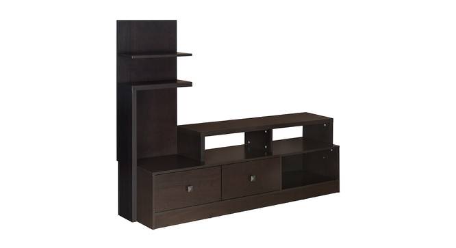 Finnick Display Unit (Melamine Finish, Brown - Wenge) by Urban Ladder - Front View Design 1 - 470330