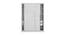 Amria Sliding Wardrobe (White) by Urban Ladder - Design 1 Side View - 470339