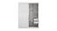 Amria Sliding Wardrobe (White) by Urban Ladder - Rear View Design 1 - 470349