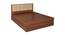Juniper Storage Bed (King Bed Size, Walnut Brown) by Urban Ladder - Front View Design 1 - 470398