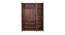 Haide 3 Door  3 Door Wardrobe (Brown) by Urban Ladder - Design 1 Side View - 470405