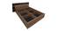 Torrie Storage Bed (Queen Bed Size, Walnut Brown) by Urban Ladder - Rear View Design 1 - 470417