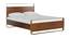 Emerald Teak Bed (Queen Bed Size, Teak) by Urban Ladder - Front View Design 1 - 470451